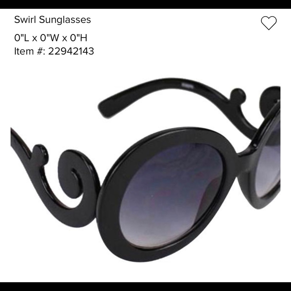 Prada Swirl Sunglasses- only worn twice